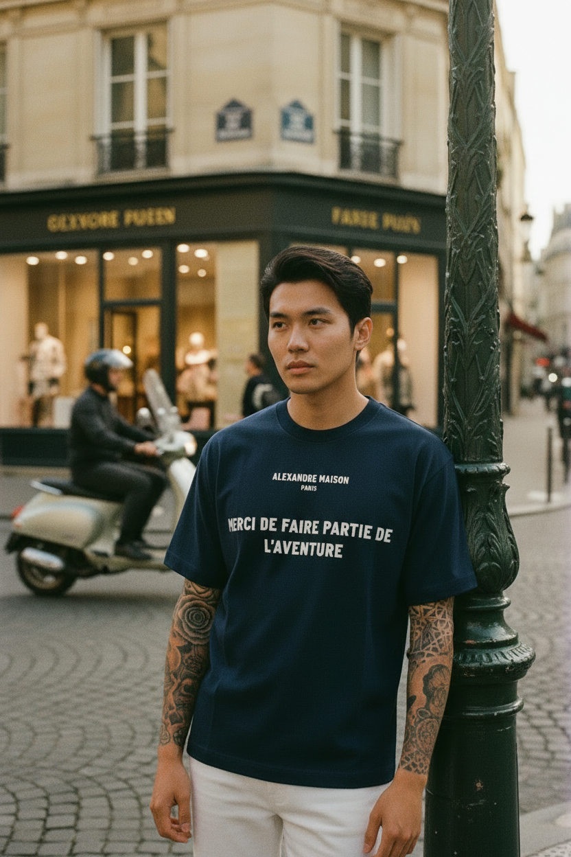Alexandre Maison Merci Tee