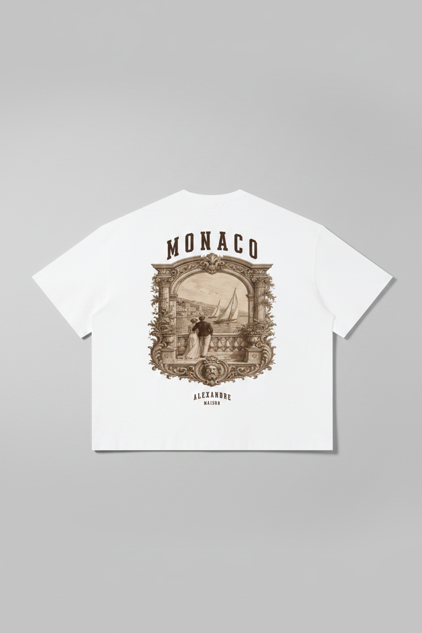 Monaco,Alex,alexandre,maison,tee,boxy