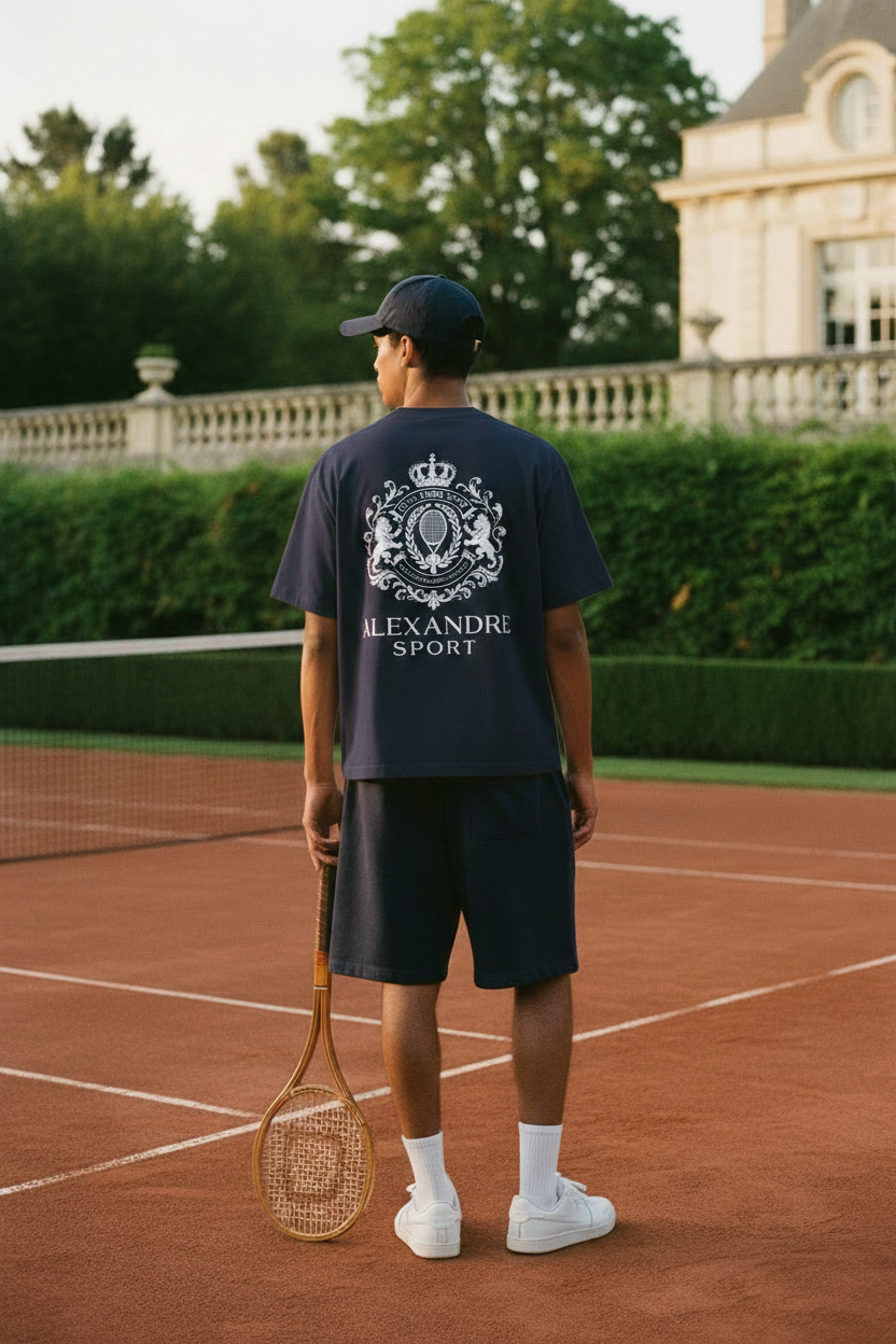 Alexandre Maison Sporting Crest CoolMAX Tee