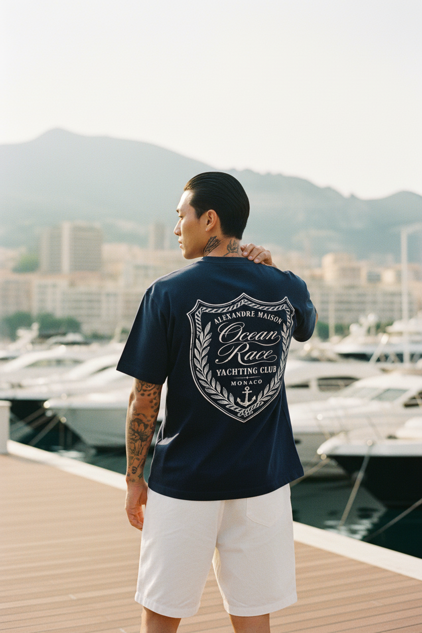 Alexandre Maison Yachting Club Monaco Tee
